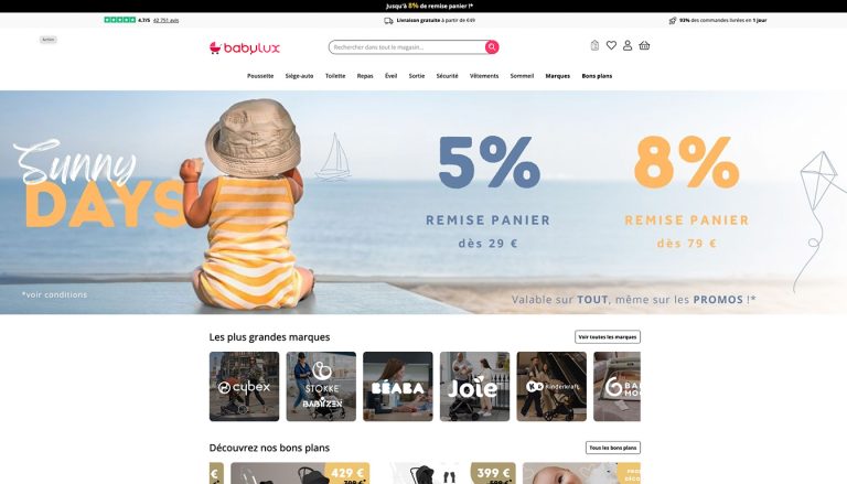 Babylux avis fiabilité du site, — parents achetant des produits pour bébés en ligne