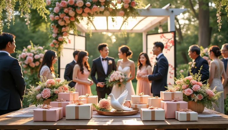 découvrez combien offrir en cadeau de mariage selon votre lien avec les mariés et les traditions, avec des montants conseillés pour chaque relation.