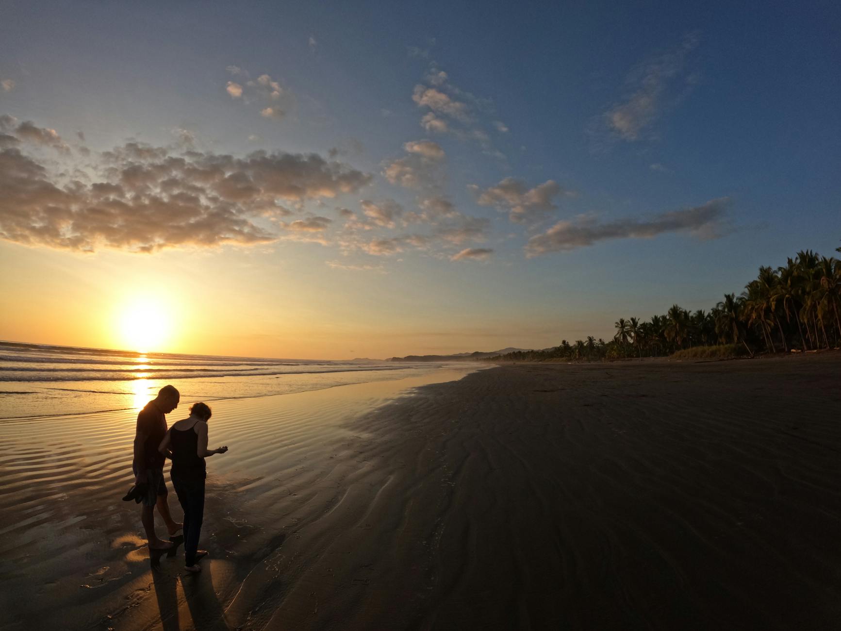 Quel budget pour 15 jours au Costa Rica selon ton style de voyageur — plage Costa Rica coucher de soleil palmiers