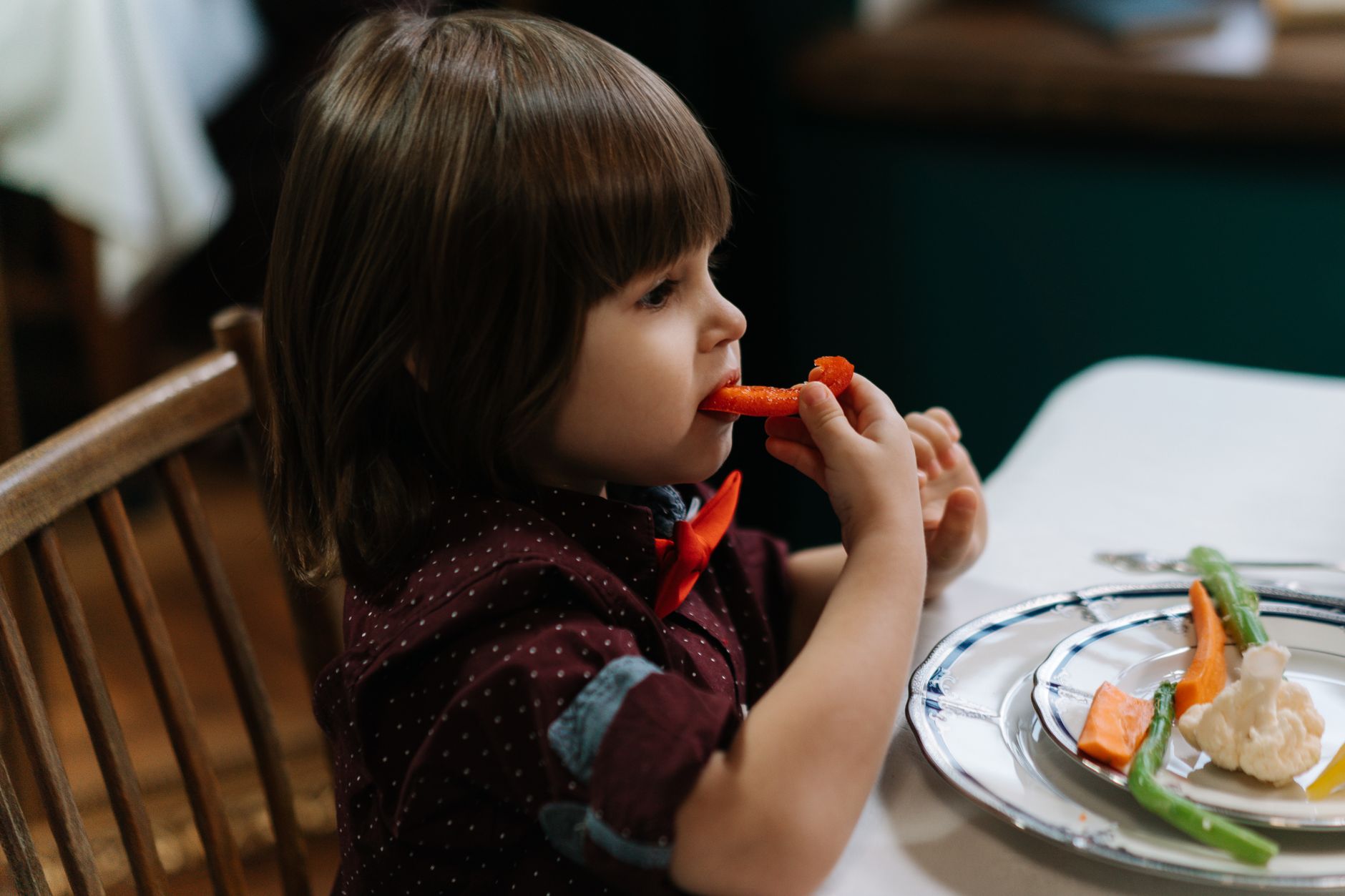 Repas du soir pour bébé 6-8 mois : poser les bases tout en douceur — assiette de dîner pour bébé avec légumes