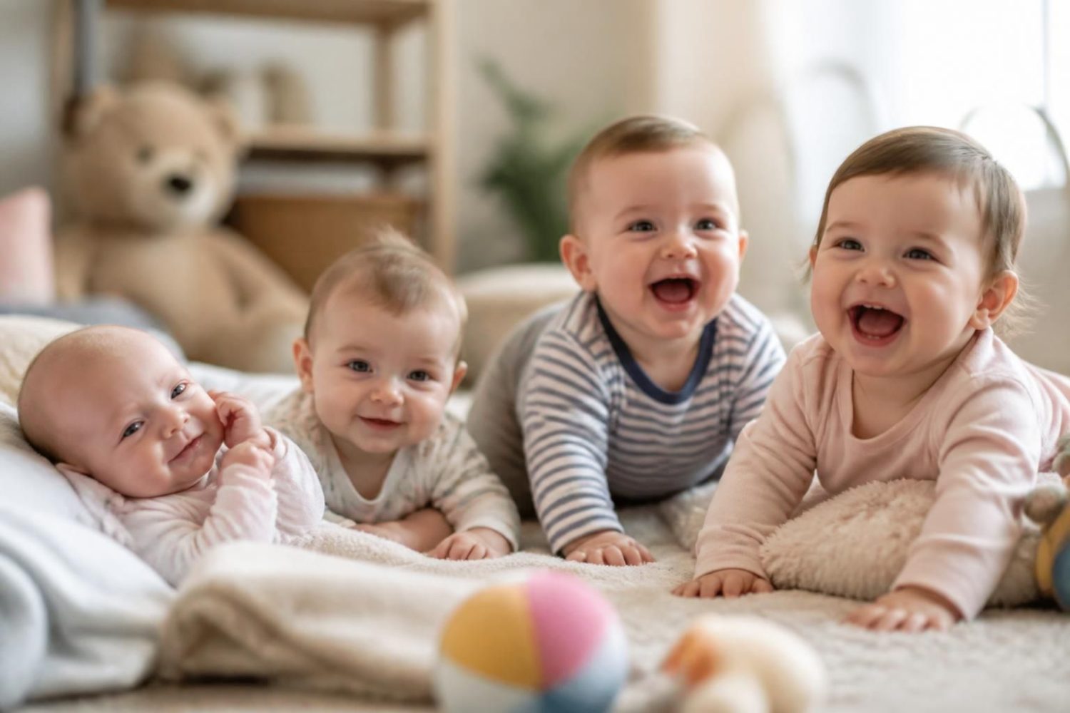 À quel âge bébé rit-il aux éclats ? Premiers sourires et fous rires